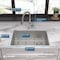 Elkay 18 Gauge SS 25-1/2" x 18-1/2" x 9" Single Bowl Undermount Sink and Faucet Kit w/ Bottom Grid and Drain ECTRU24179RTFBC - alternate 5